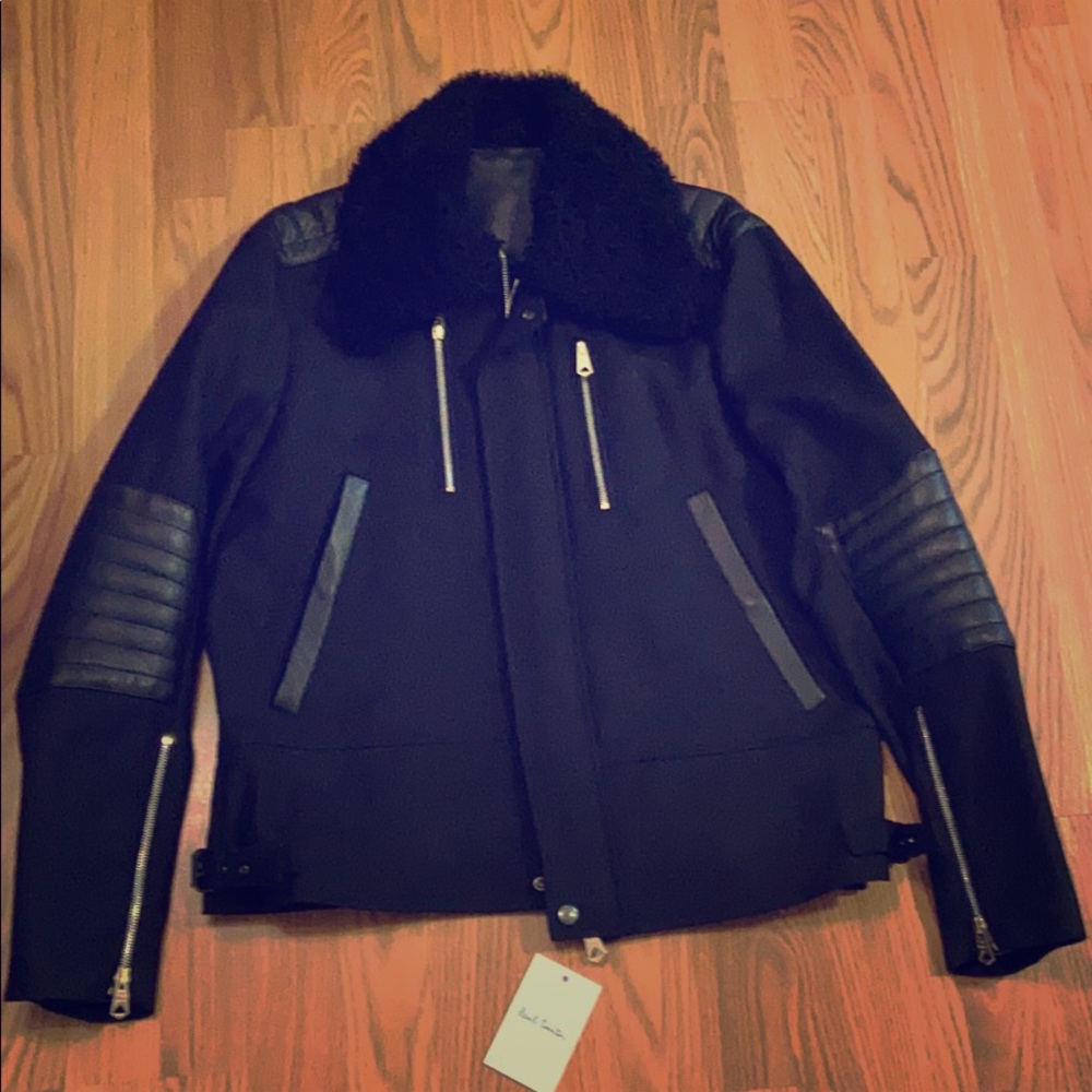 Brand new with tags Paul Smith leather details